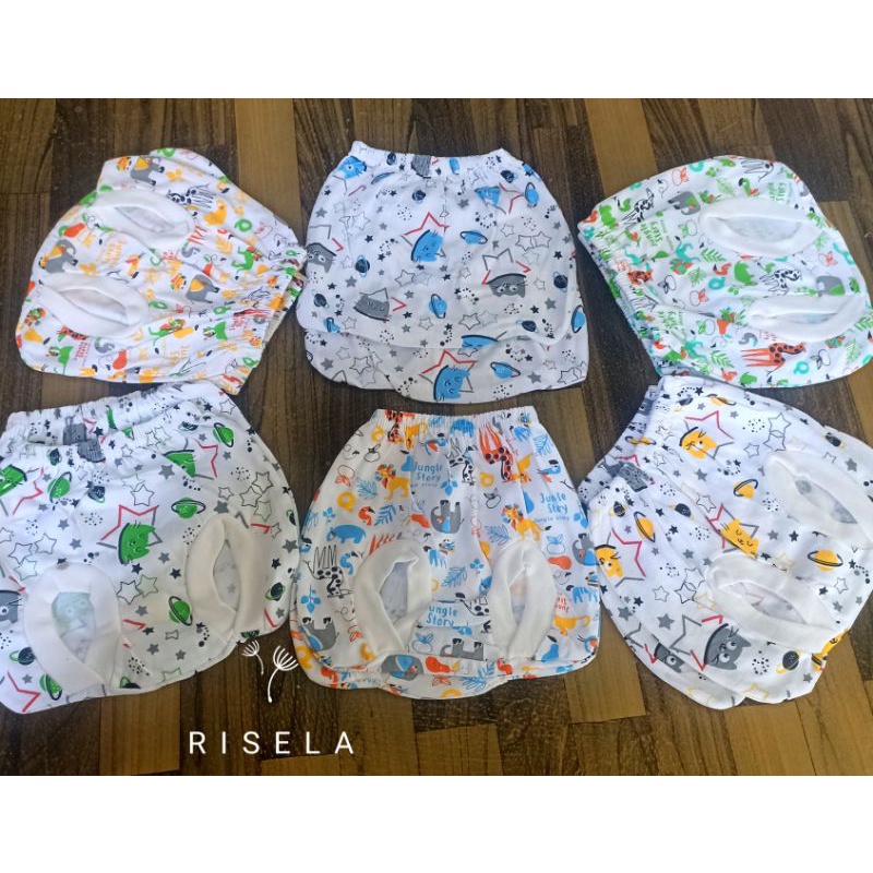 6 pc celana newborn celana pop bayi celana kacamata baru lahir