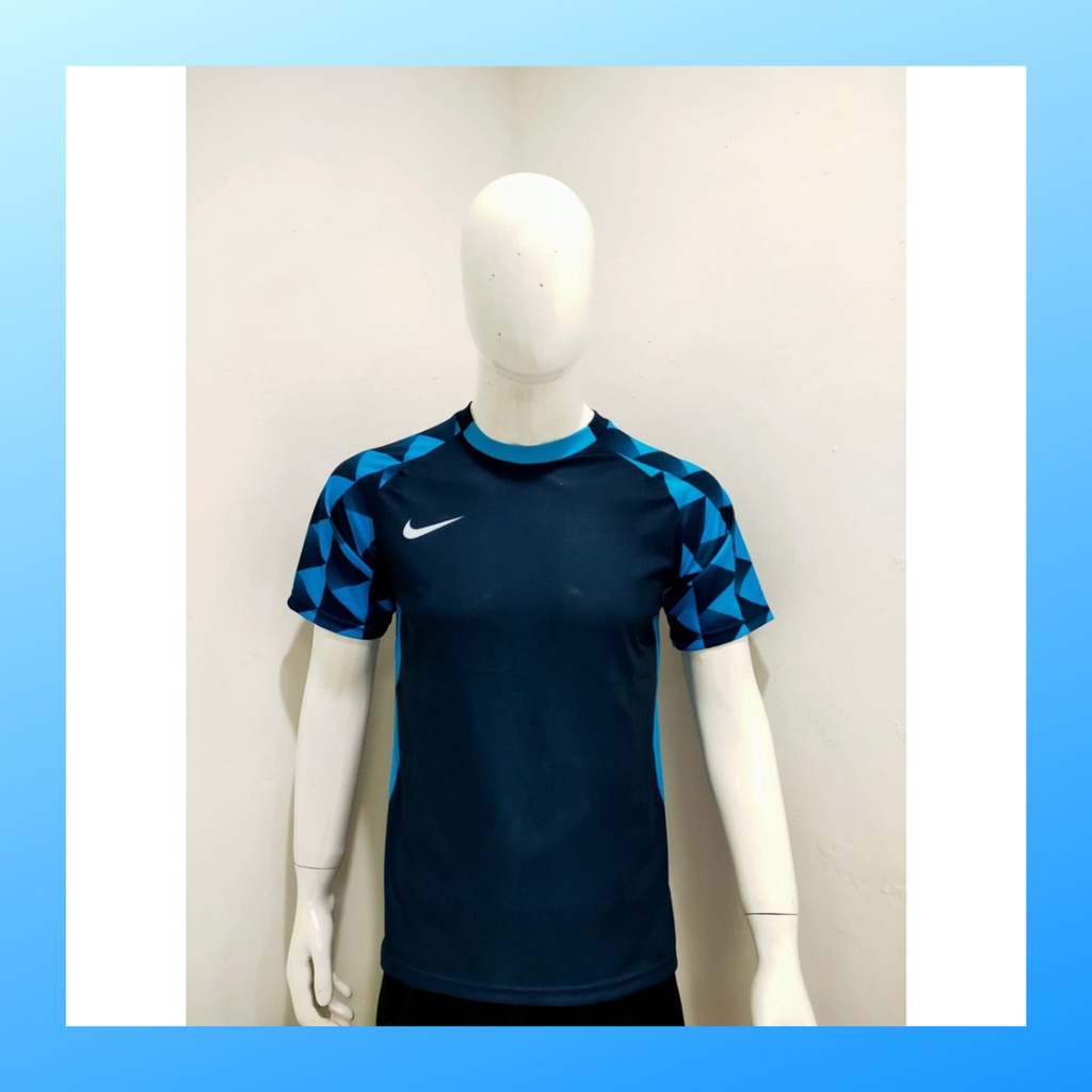 jersey futsal pria kaos sepak bola club baju atasan wanita dewasa t-shirt seragam custom jersy outfit klub olahraga kostum jarsey soccer pakaian oblong sports suit apparel NK157 navy