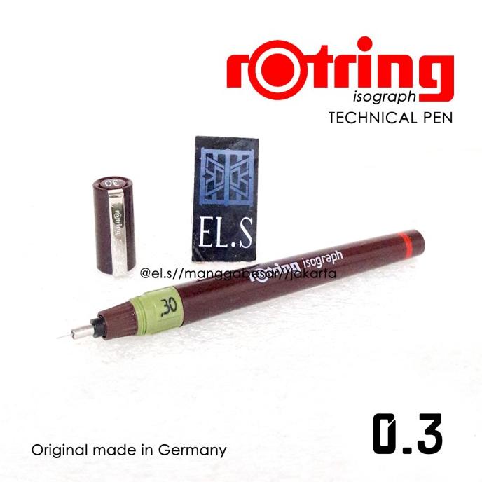 

Office & Stationery | Alat Tulis | Rotring Isograph 0.3 Technical Pen | Best Seller