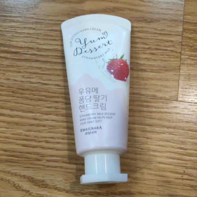 Kwailnara Hand Cream Korea Hand Cream Honey Strawberry Milk YumDessert