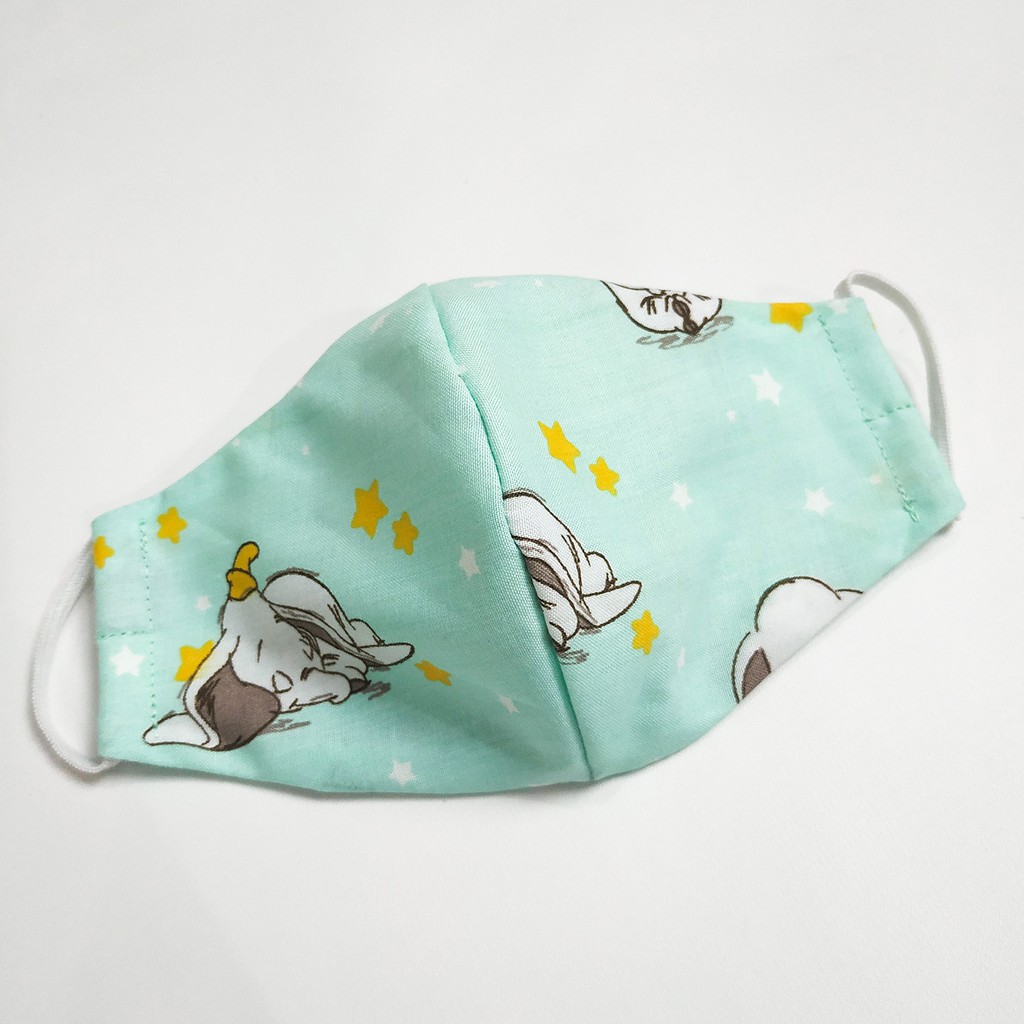 Masker Katun Motif ( DUMBO , CLOUD )