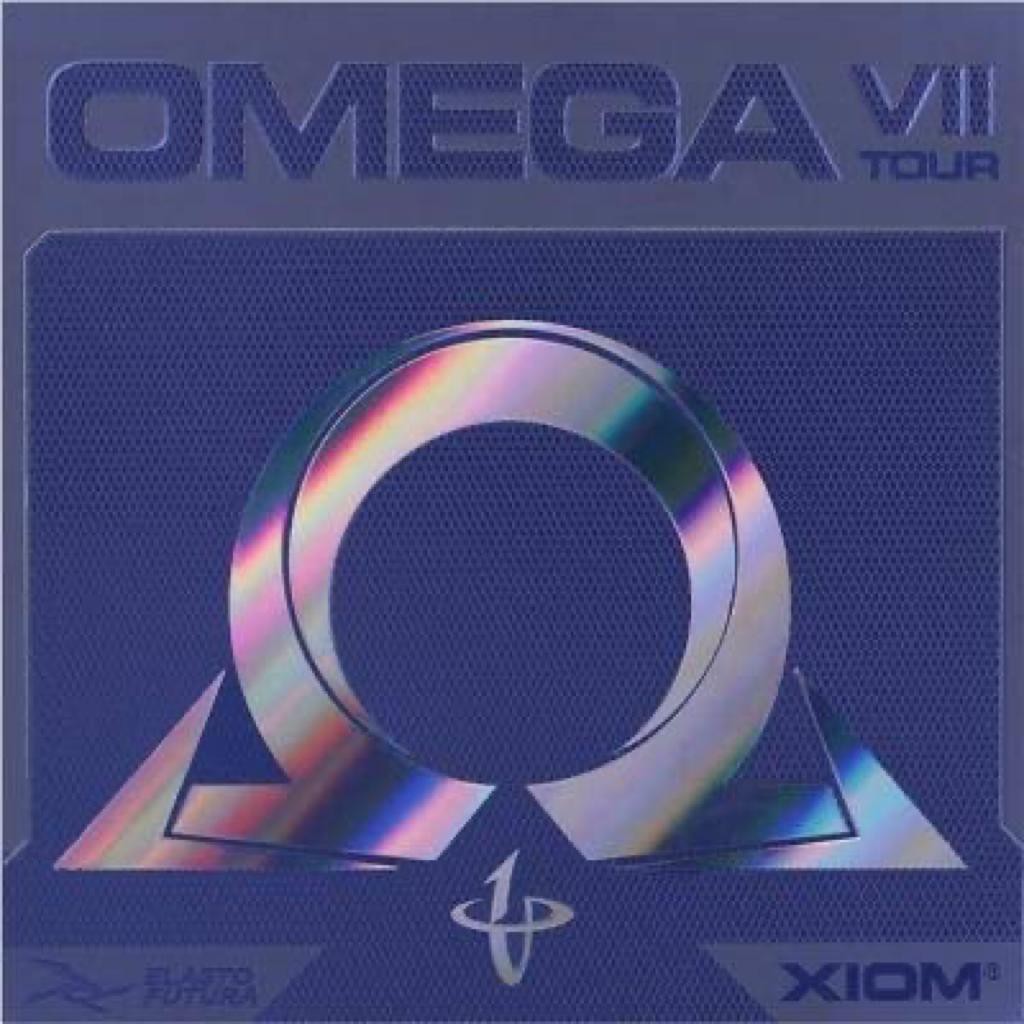 ORIGINAL XIOM OMEGA VII TOUR Karet Rubber Bet Bat Pingpong Tenis Meja BARU dan SEGEL