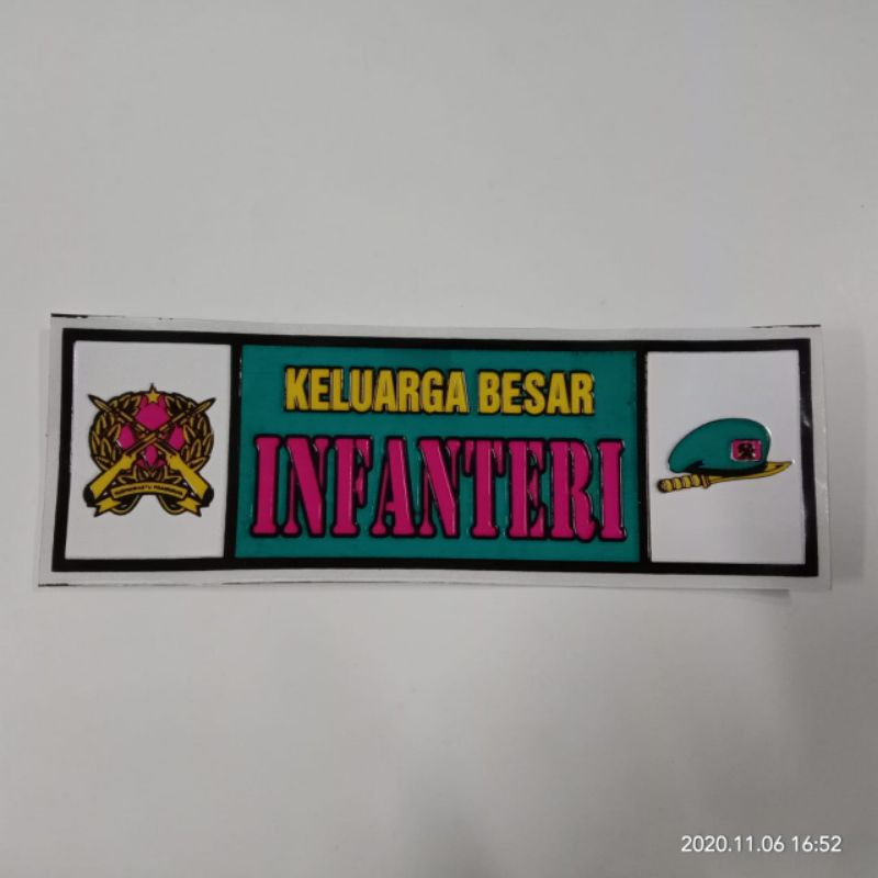 

Stiker Embos Panjang INFANTERI | Aksesoris Kendaraan dan Craft Stationery
