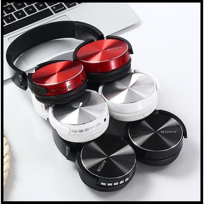 Headset Headphone SONY Bluetooth Wireless EXTRA BASS KW