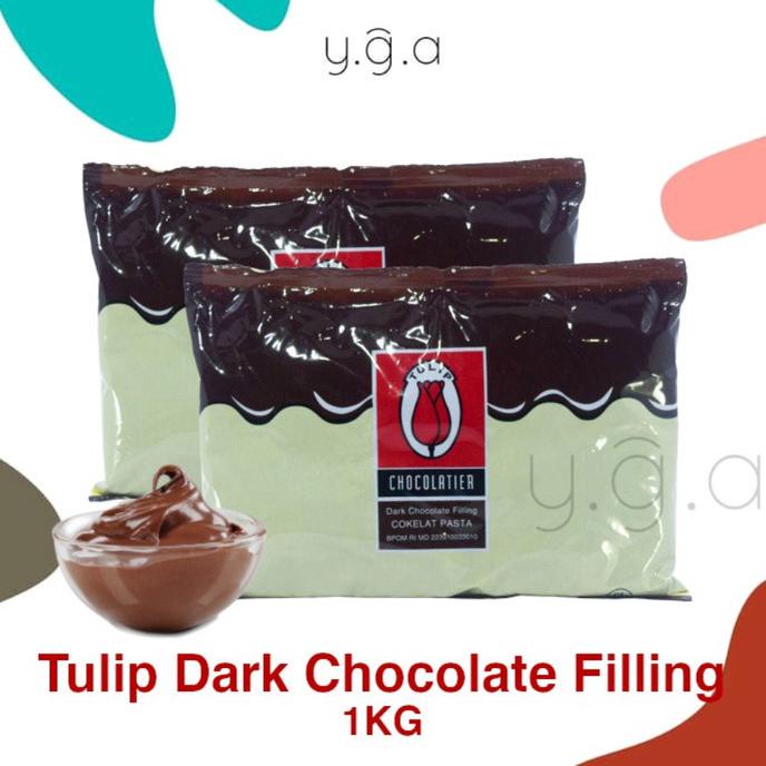 

Tulip Dark Chocolate Filling 1KG BERKUALITAS Kode 500