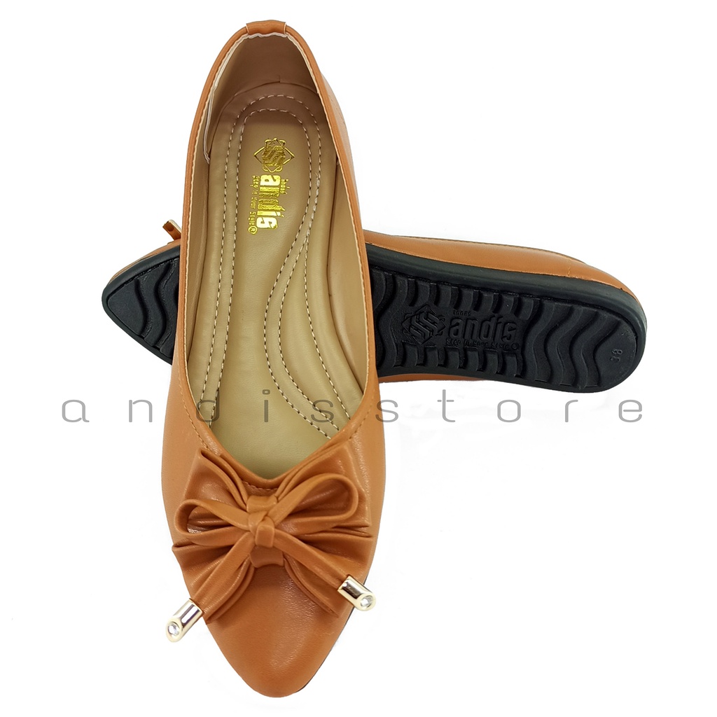 Sepatu Wanita Flat Shoes Ballerina Andis SR 02