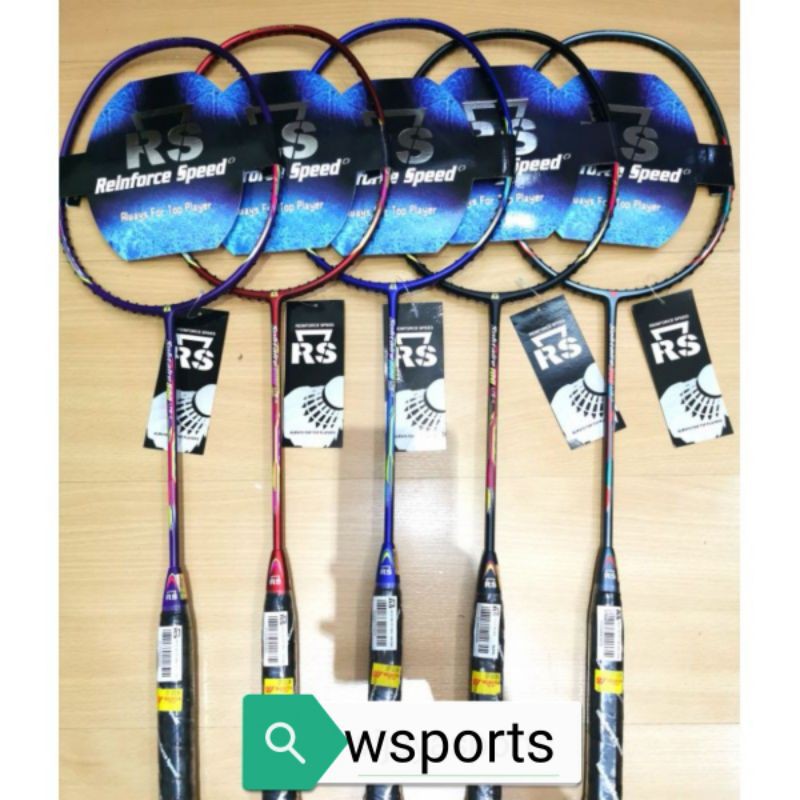 Raket Badminton RS 78gr Solitaire Lte II III Original