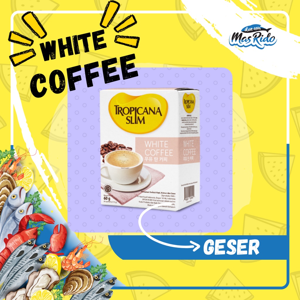 

White Coffe Tropicanaslim 4 Sachet White Coffe Sehat Parktis