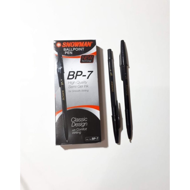 

Snowman Ball Point Pen BP-7 1 lusin