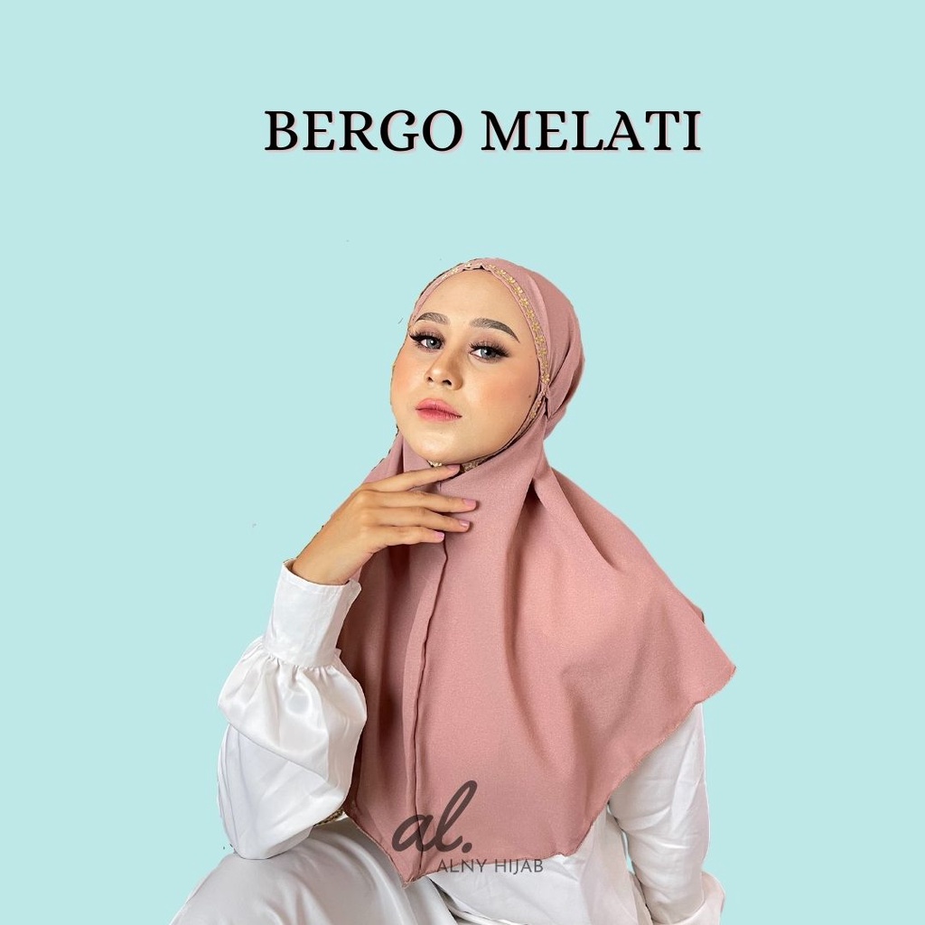 Bergo Melati / bergo maryam renda melati / diamond