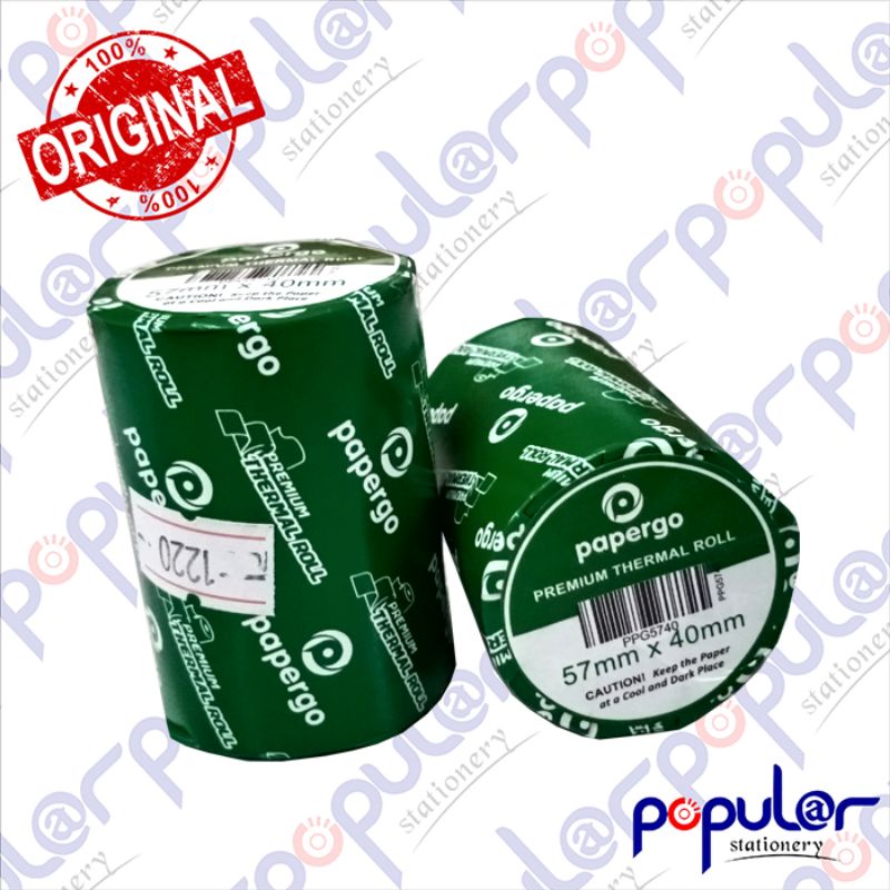 

Thermal Roll Paper Go 57 x 40 mm