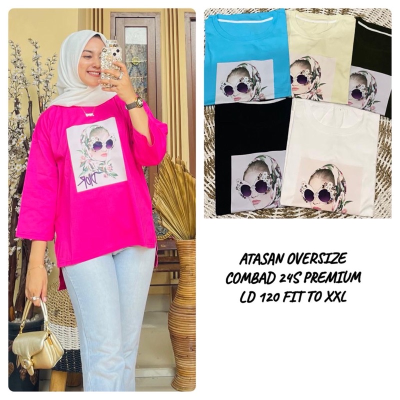 ATASAN, TOP OVER SIZE WANITA