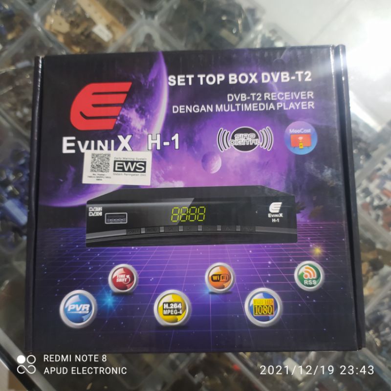 SET TOP BOX DVB T2 EVINIX / KAONSAT