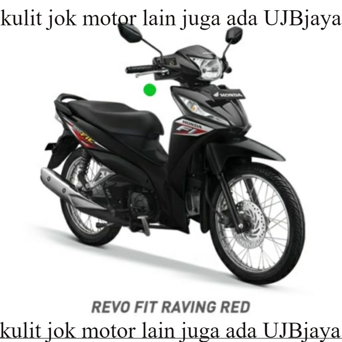 Sarung Jok Motor Revo Fit Fi Original / BAHAN ORI POLOS Kulit Jok Motor Revo Fit Fi S7