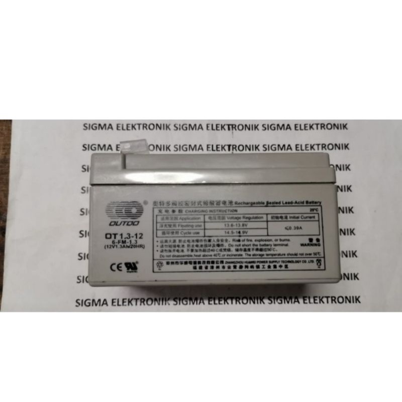 ACCU /AKI KERING OUTDO 12V 1,3AH