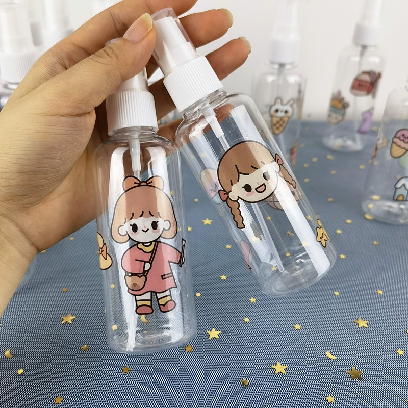 Magic789 Portable Rabbit Girls Cartoon Empty Spray Bottle 100ML Travel Size Bottles Fluid Container