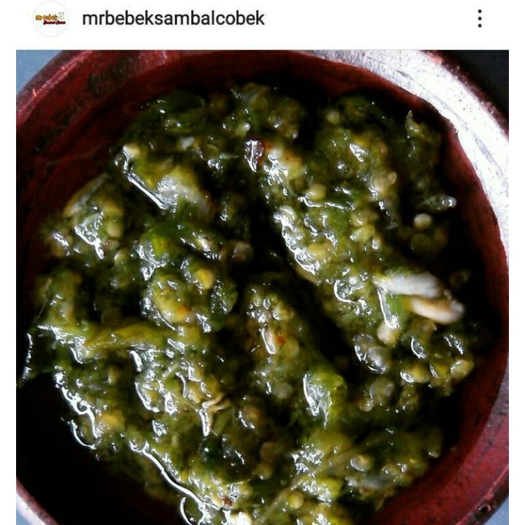 

Sambal cabe ijo