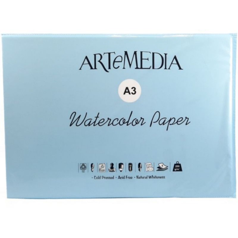 

Watercolour paper artamedia 200gsm