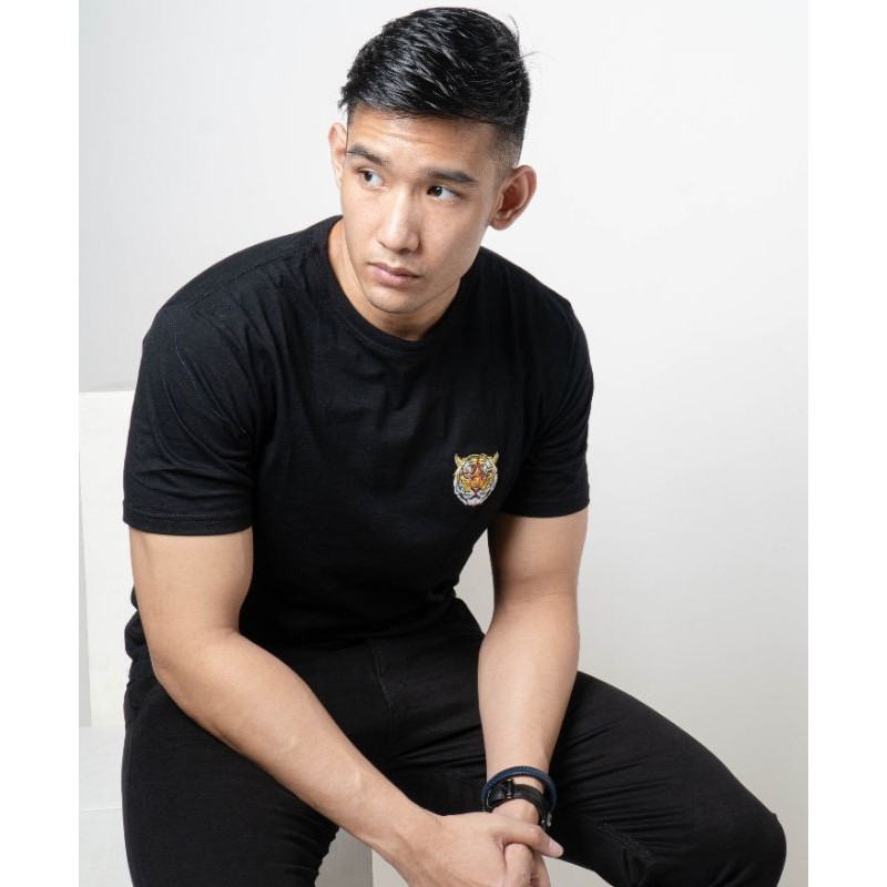 RIBSGOLD/ KAOS BORDIR/ TSHIRT PATTERN/ KAOS POLOS BORDIR/KAOS POLOS MURAH