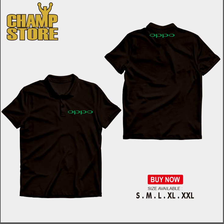 Polo Shirt Polo Kaos Kerah Oppo Smartphone - Champ