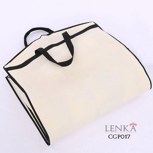 [PRODUK FAVORIT] COVER GAUN PELINDUNG BAJU PESTA PERNIKAHAN CREAM 180CM CGP017