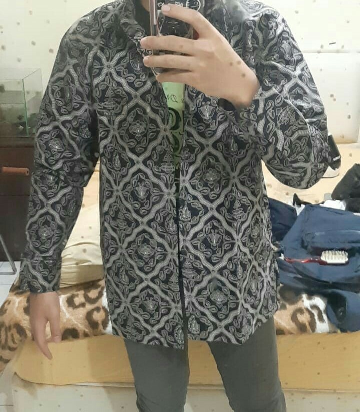 Sidoluhur Lawasan Kemeja Batik Pria Full Furing Katun Primisima