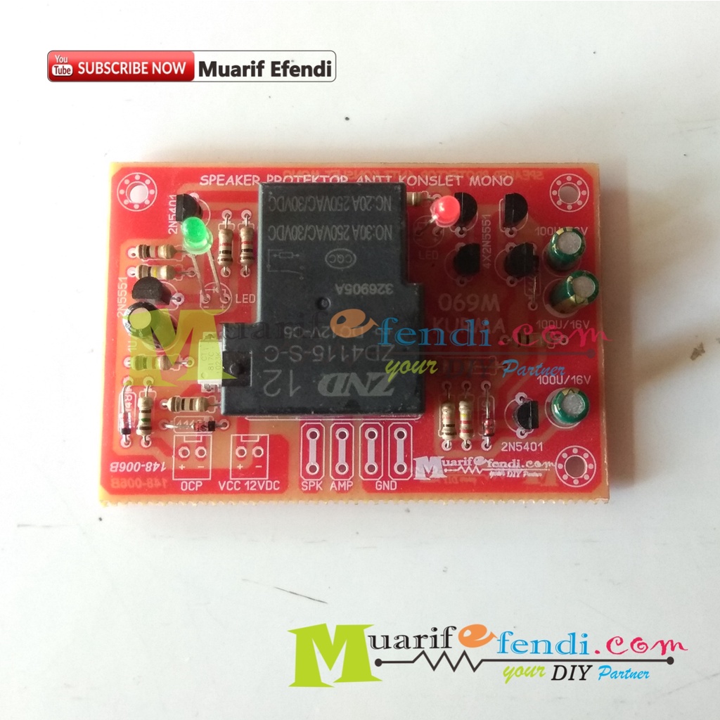 KIT SPEAKER PROTEKTOR ANTI KONSLET MONO PROTECTOR OCP 069M KURMA