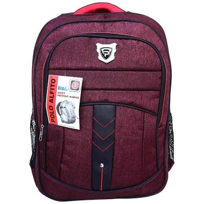 STOK TERBATAS!! Polo Alfito Panah Ransel Murah Berkualitas Tas Gendong Pria Wanita Backpack Laptop Kuat