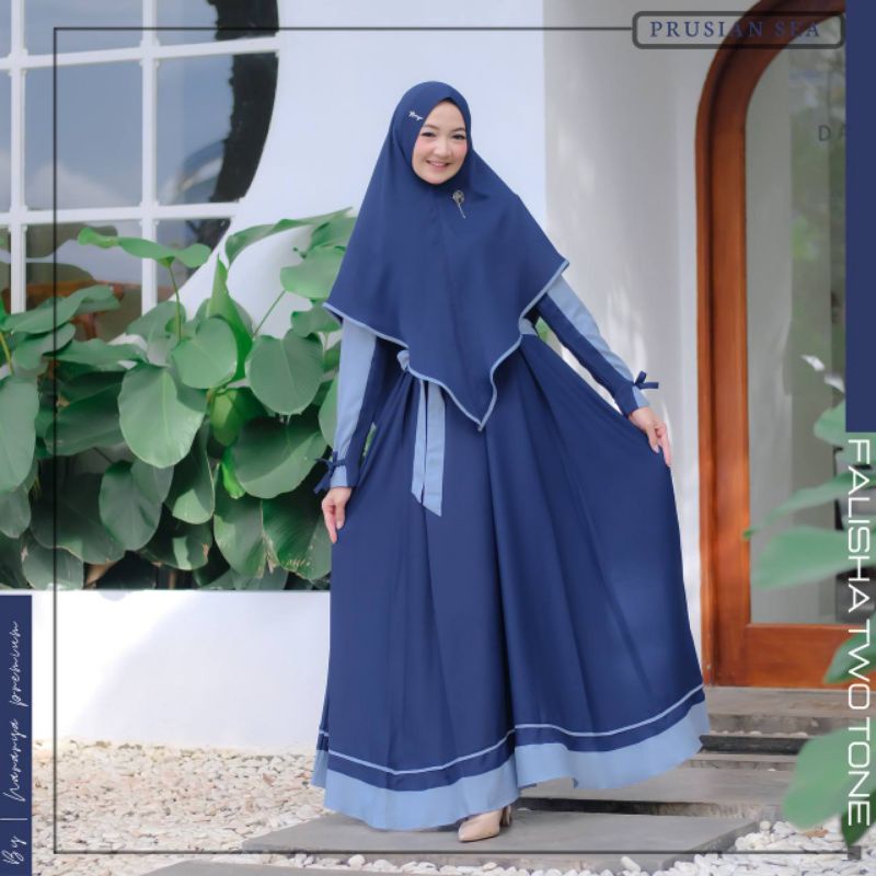 falisha two tone ori nararya(ready stok)