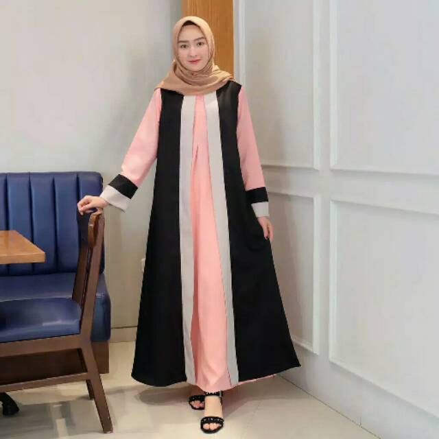 Danita maxi / maxi dress muslim / fashion gamis / best seller / termurah