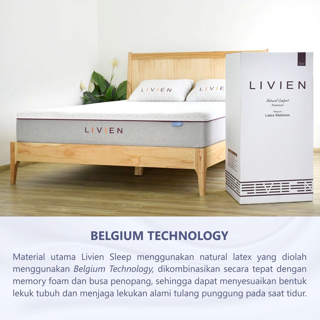 Kasur Latex Livien Sleep Belgium Latex Mattress