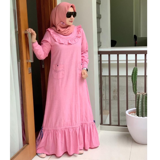 Eazy Style Gamis Starla Pink