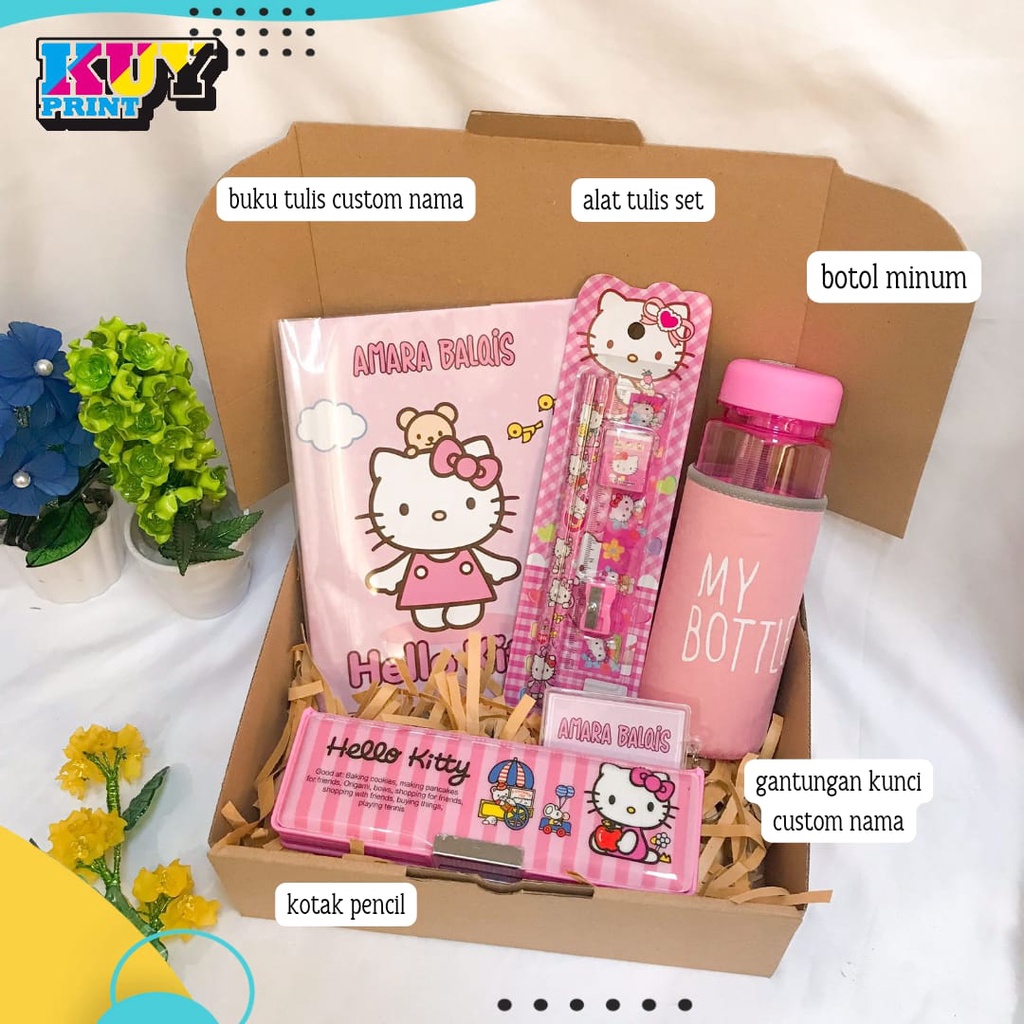 

HAMPERS STATIONARY / KADO WISUDA/ KADO ANAK ULANG TAHUN /GIFTBOX STATIONERY ALAT TULIS