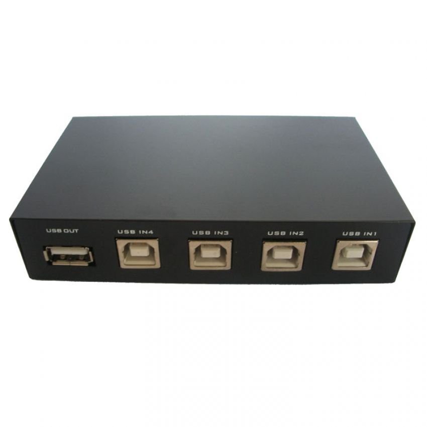 Trend-USB Switch Printer Sharing USB Manual 1-4 - Hitam