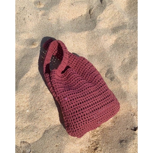 Alba Book Bag - Tas Jinjing Rajut