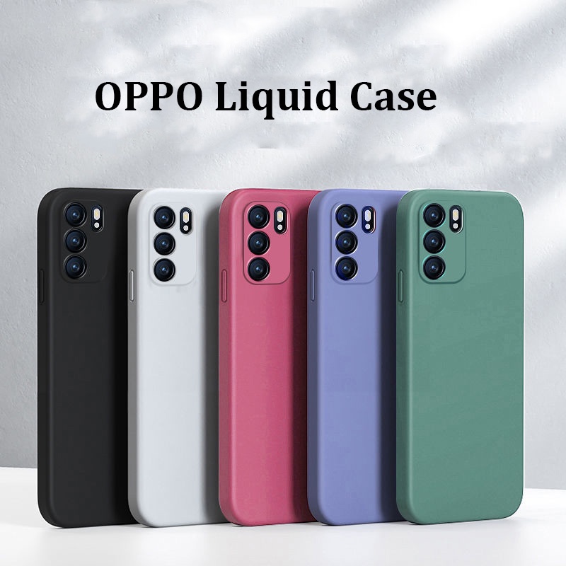 Soft Case Silikon Warna Permen Untuk OPPO Reno 6Z 6 Pro 5 A16 A74 A54 4G 5G