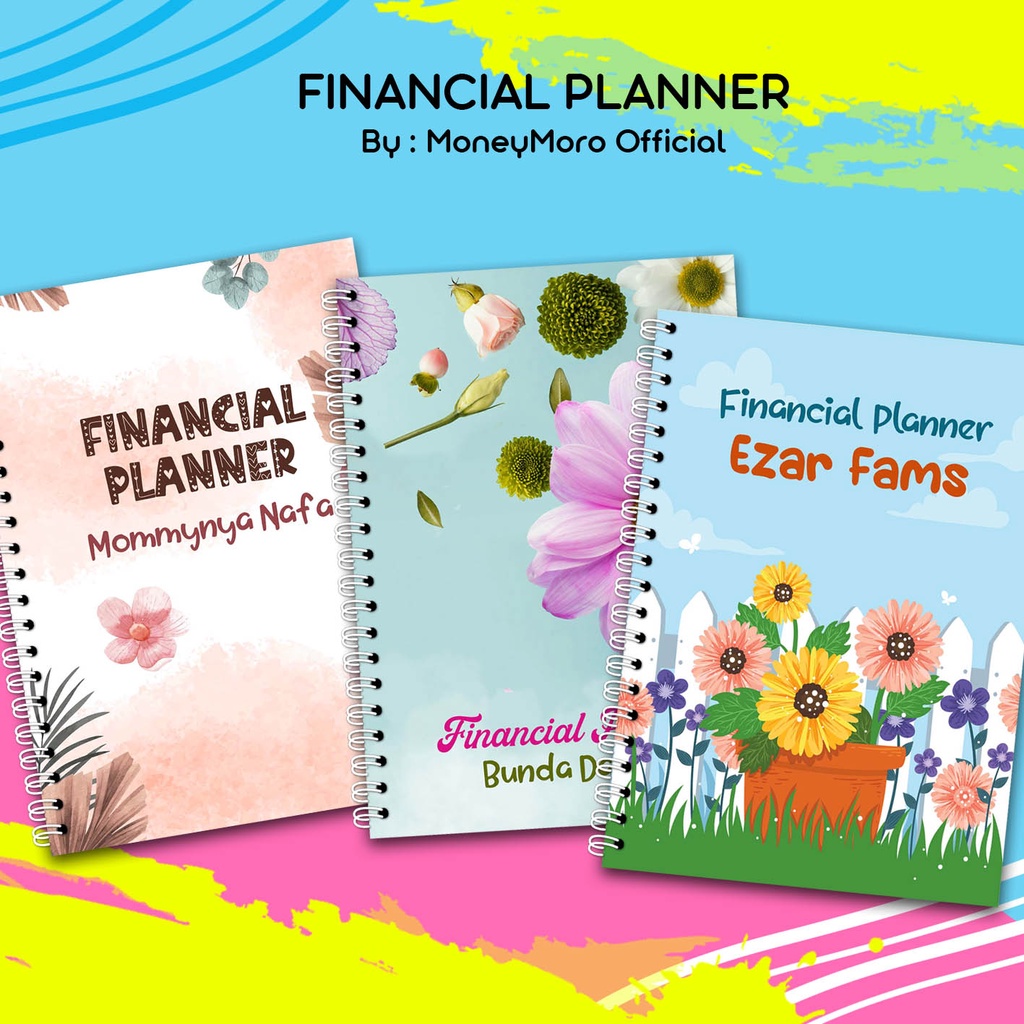 

MoneyMoro Financial Planner Untuk 2 Tahun / Catatan Keuangan Jilid Spiral Kode 001-003