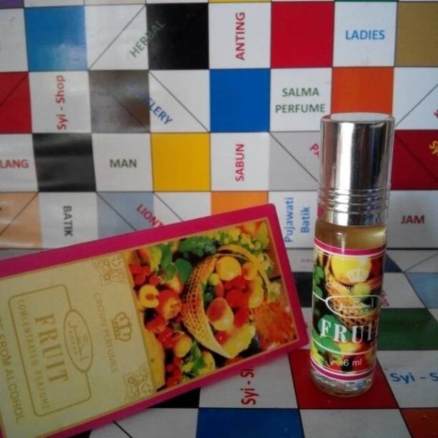 Parfum Fruit By Ahsan Roll On Non Alkohol 6ml