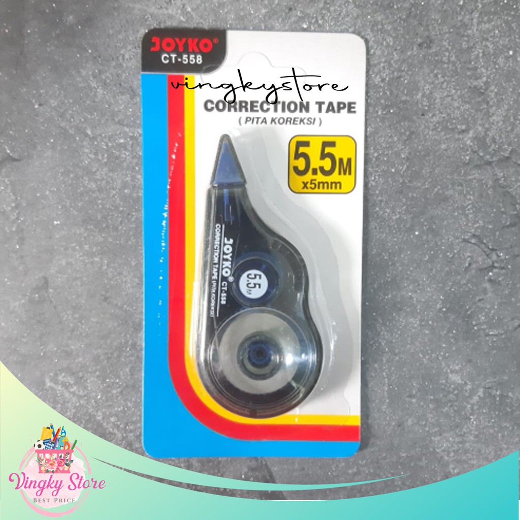 

Tipex Kertas / Correction Tape Joyko CT-558