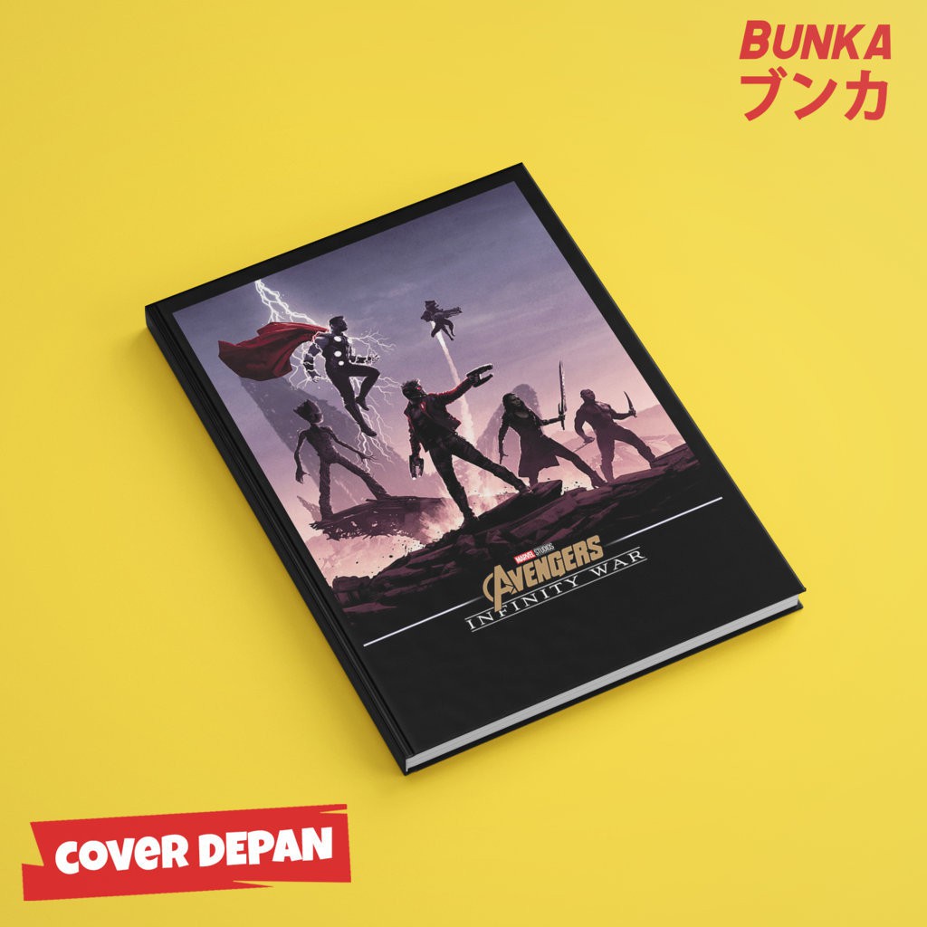 

Notebook Marvel Avengers Infinity War 3A Hardcover A5 Buku Tulis Catatan Note Agenda Planner Jurnal