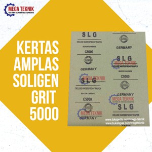Kertas Amplas Soligen Ecer Lembaran Gosok Poles 28 x 23 cm Grit 5000
