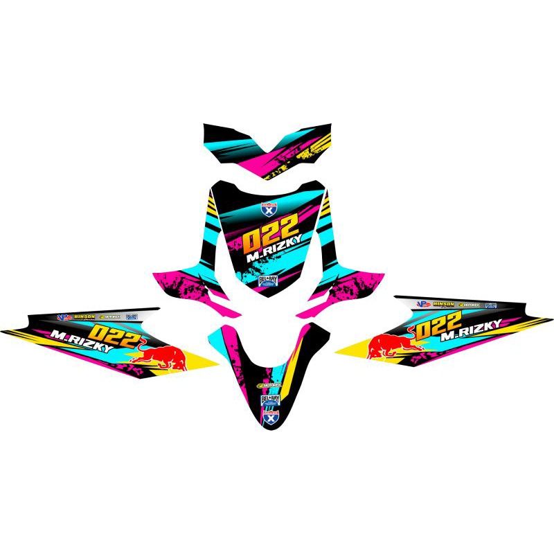 Decal Sticker Beat Karbu Full Body Redbull