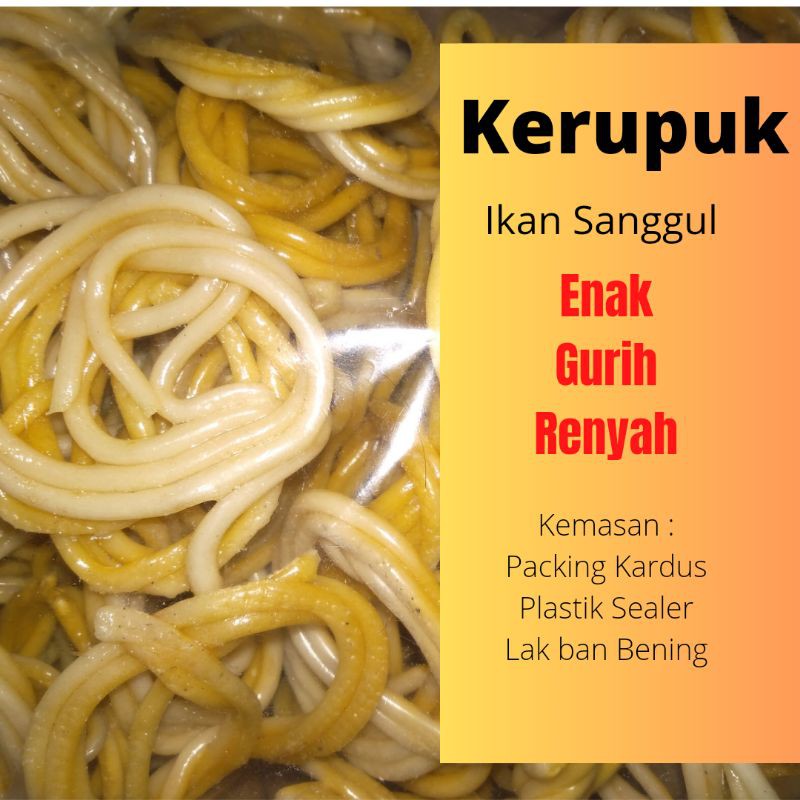 

Kerupuk Ikan Sanggul