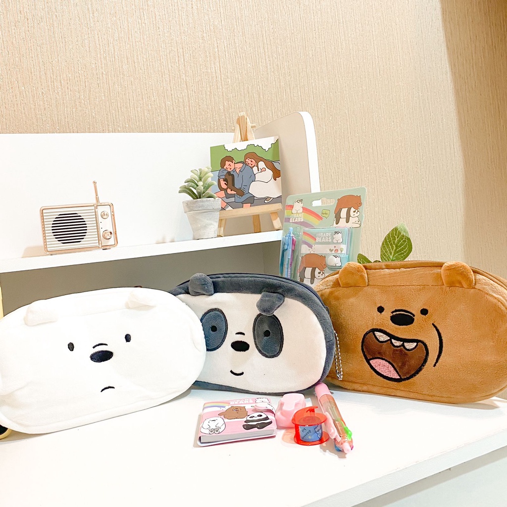 

KOTAK PENSIL WE BARE BEARS BULU LUCU KOTAK PENSIL UNIK KOTAK PENSIL WBB ATK MURAH