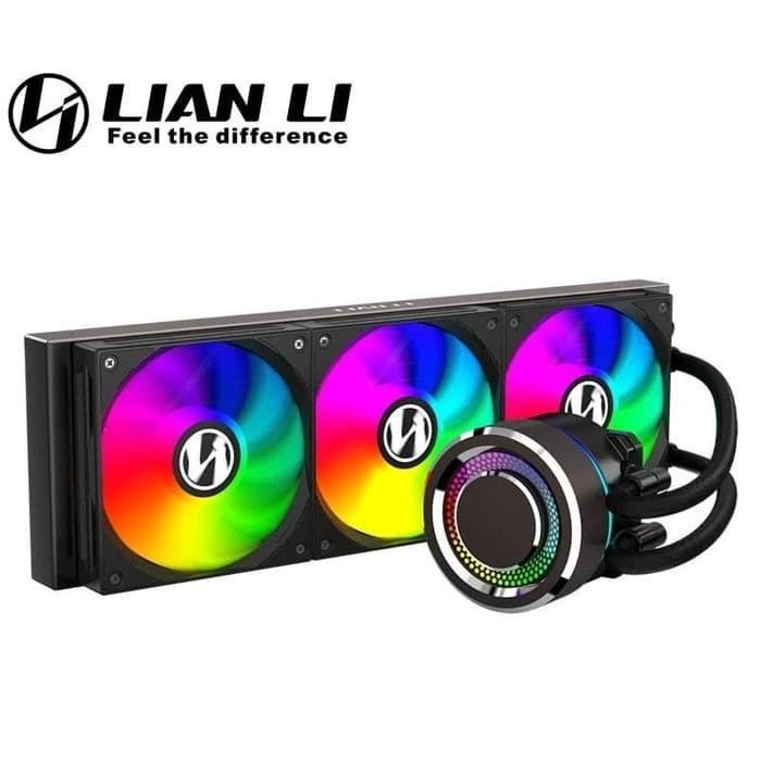 LIAN LI GALAHAD 360 BLACK CLOSED-LOOP ARGB AIO LIQUID CPU COOLER