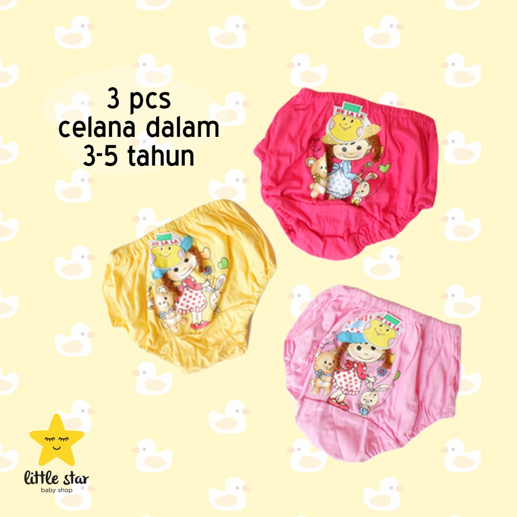 Hulala Celana Dalam Anak Perempuan Isi 3 Pcs | Girl Underwear