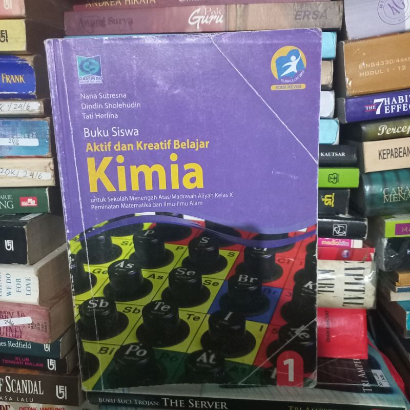 BUKU BEKAS KIMIA SMA kelas 1 buku siswa grafindo