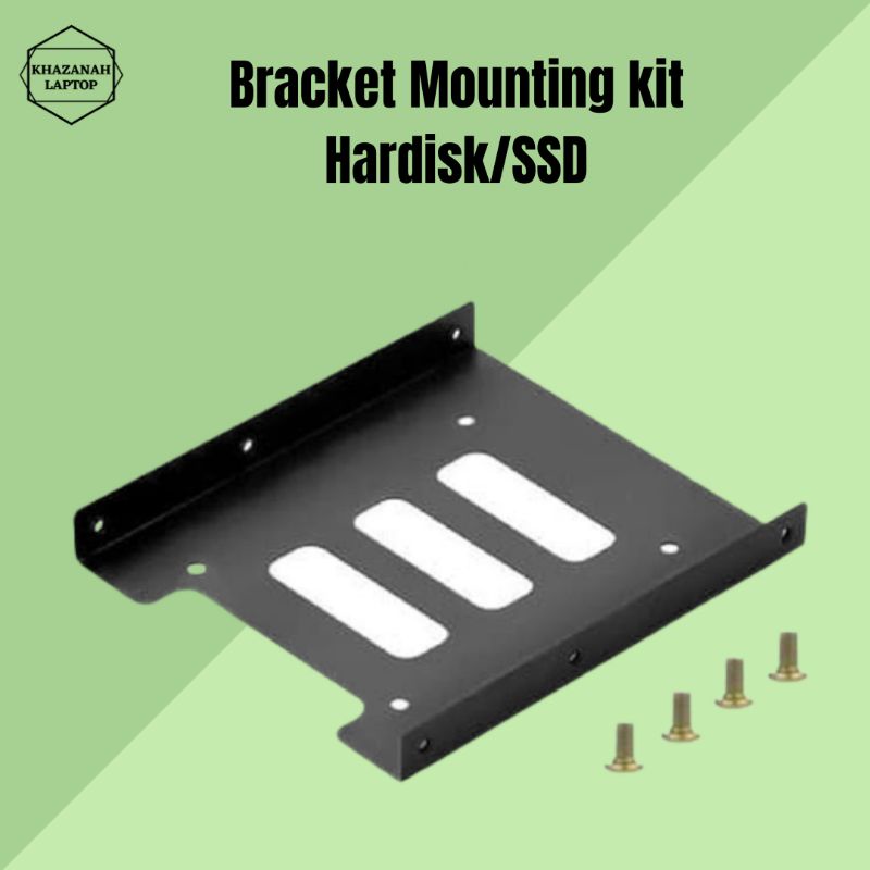 bracket mounting kit HDD docking SSD Harddisk internal hardisk 2.5 inch up to 3.5 inch PC laptop