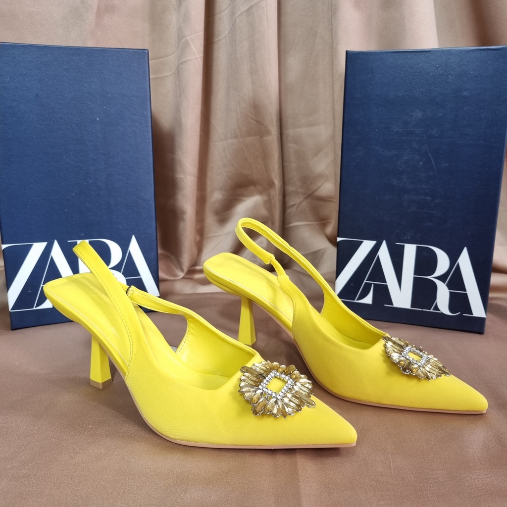 SEPATU ZR HEELS WANITA FUSCHIA SHIMMERY ( 7 CM )