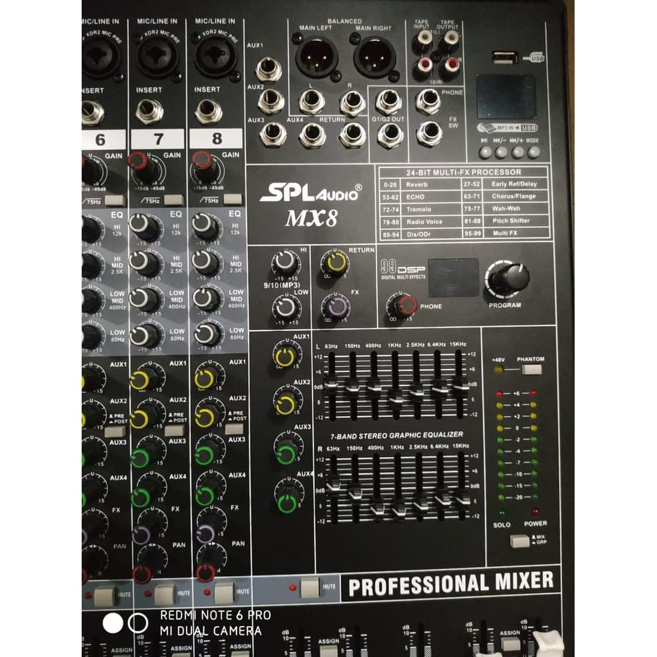 PROMO MURAH SPL AUDIO MIXER MX-8